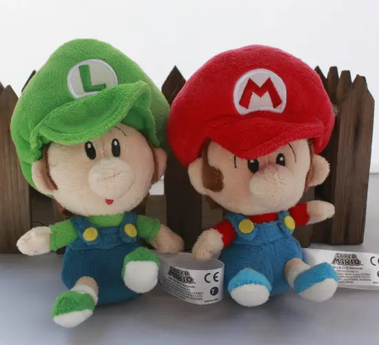 Оригинальные Мультяшные игры Super Mario Bros. Вечерние 8 серии Плюшевые~ Детские Луиджи Марио Персик Q~ " Мини чучело