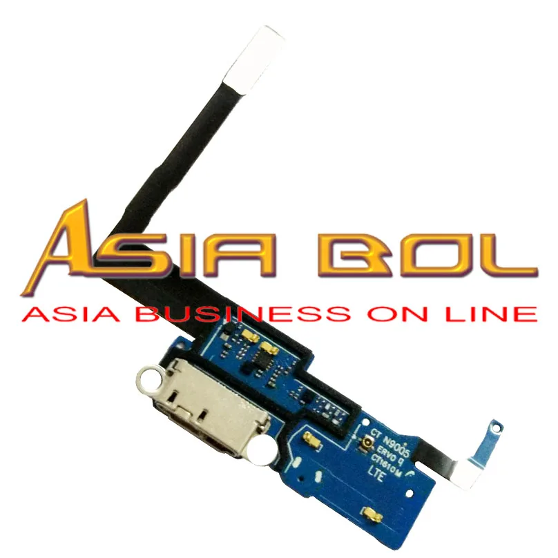Новый разъем USB для зарядного устройства и шлейф микрофона запасные части Note 3 N9005|