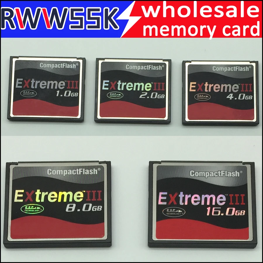 Новая высокоскоростная карта памяти compact flash III cf 1GB 2GB 4GB 8GB 16GB для SLR