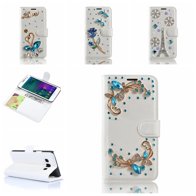 Bling Телефонные Чехлы для Samsung A7 2015 чехол Crystal кожа Filp крышка кошелек Galaxy A700 a700f A7000