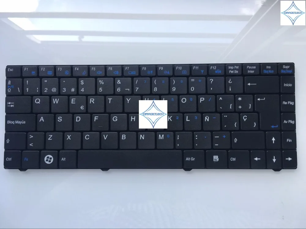 Новинка для Clevo W84 W840T M4121 C4500 SP испанская клавиатура ноутбука teclado MP-07G36E0-430 6-80-W84T0-161-1