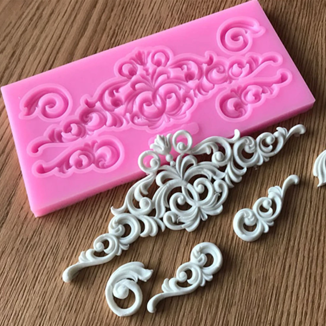 3D барокко Корона &quotсделай сам&quot Сахарный Fondant (сахарная) силиконовая для