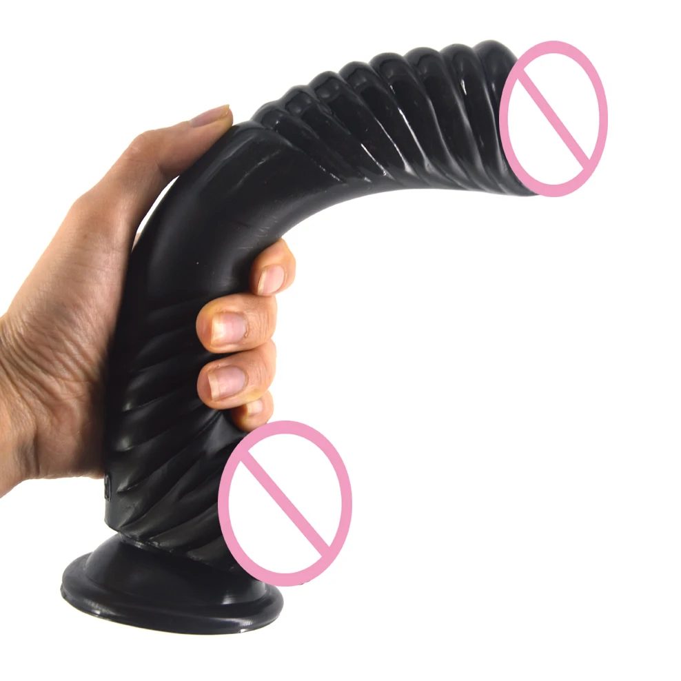 Новый изогнутый фаллоимитатор FAAK с животными Змея на присоске резьбой