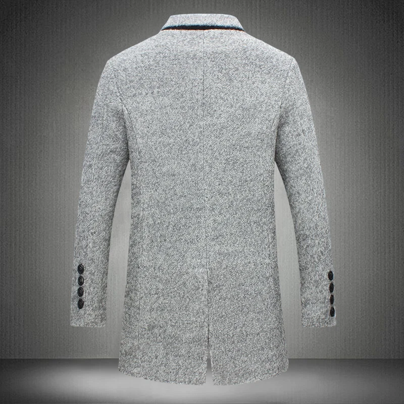 Мужской Тренч BSETHLRA осенне зимний однотонный из 40% шерсти 2019|trench men|brand trenchtrench brand |