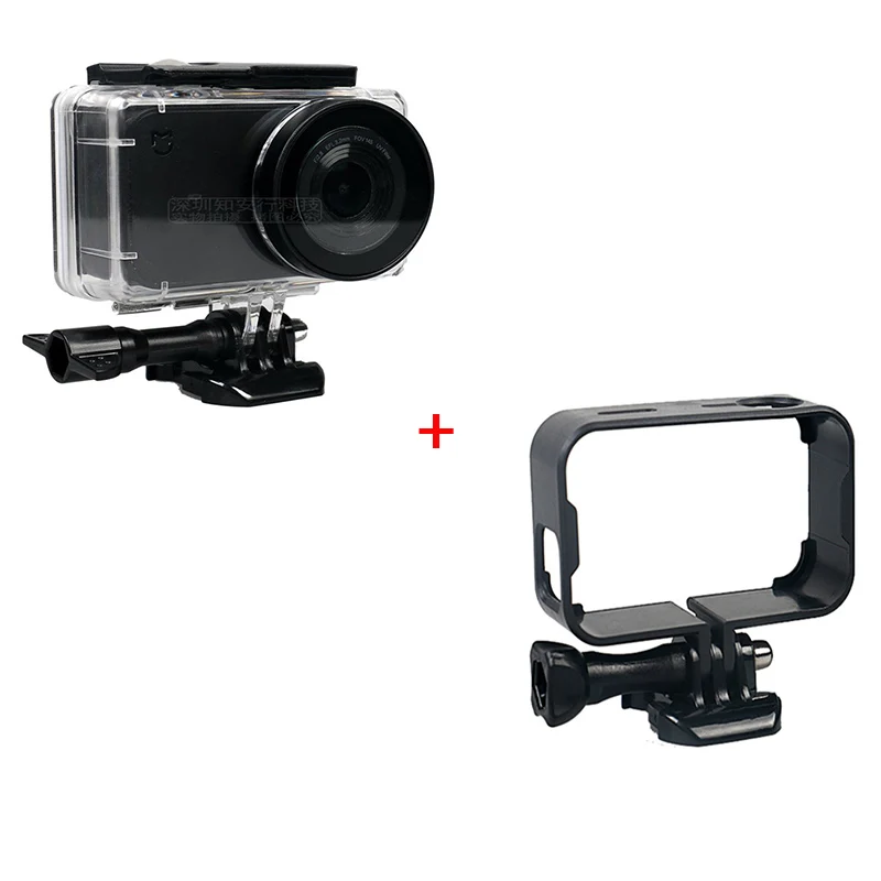 Case and Frame Mijia Cam 9 в 1 Набор аксессуаров для экшн-камеры Mijia 45 м водонепроницаемый чехол для крепления камеры для xiaomi Mijia Mini 4K Cam - Цвет: Case and Frame