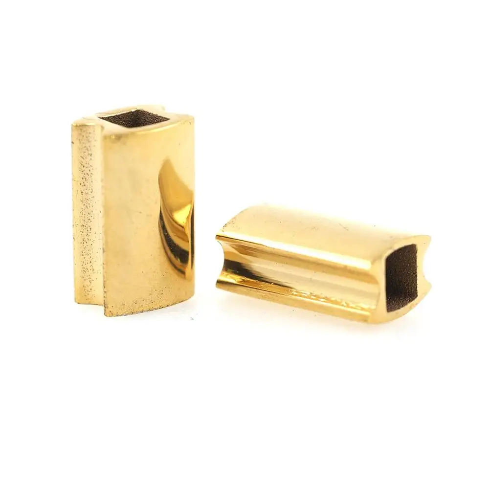 Shine Gold NO Logo Заказной прямоугольник бисер с логотипом, клиент гравировка бисера Fit браслет на заказ ювелирные изделия DIY нержавеющая сталь застежка бусины 4 цвета - Цвет: Shine Gold NO Logo