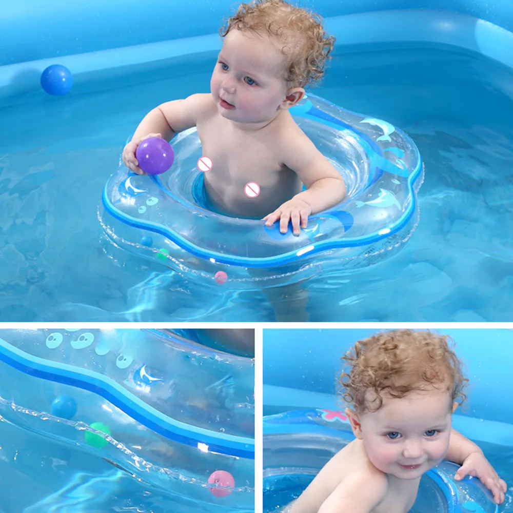 Безопасное детское кресло поплавок надувной круг для плавания Детский Бассейн
