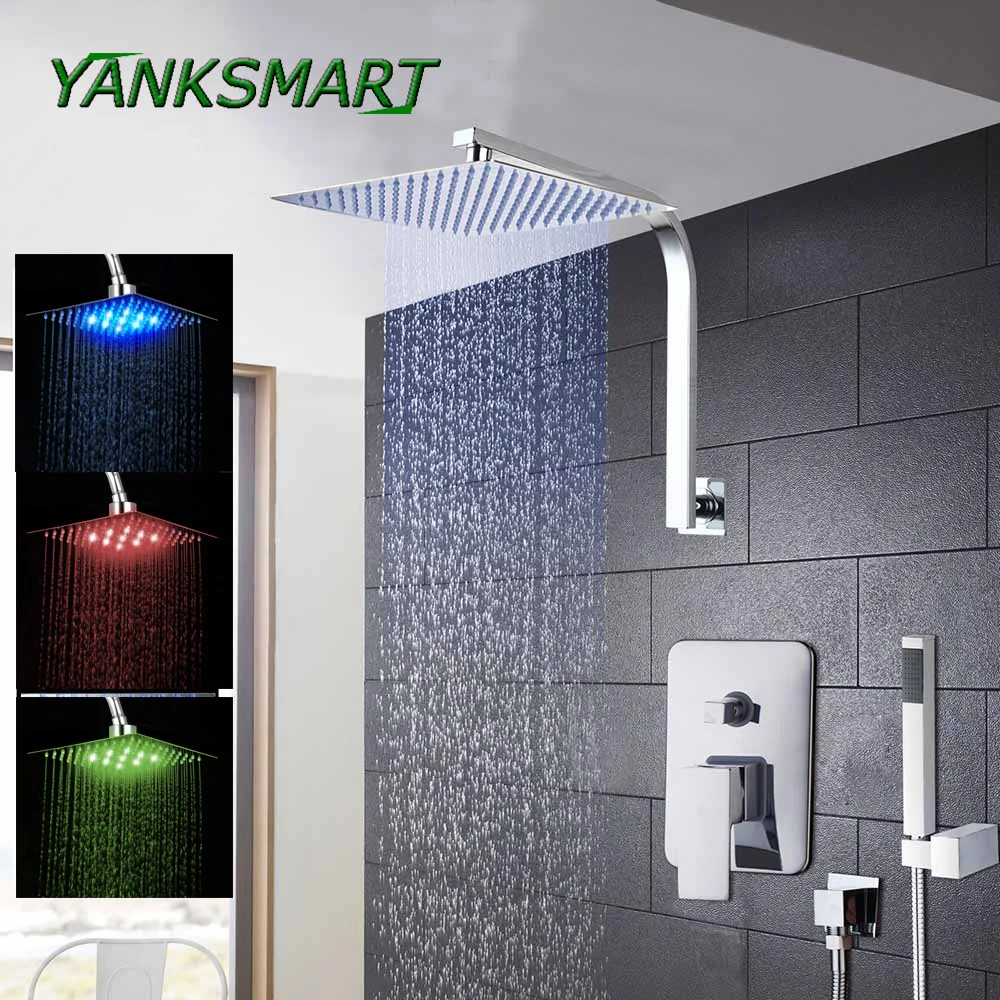 Набор насадок для душа 6/8/10/12/16 дюймов|shower head set|shower setchrome shower set |