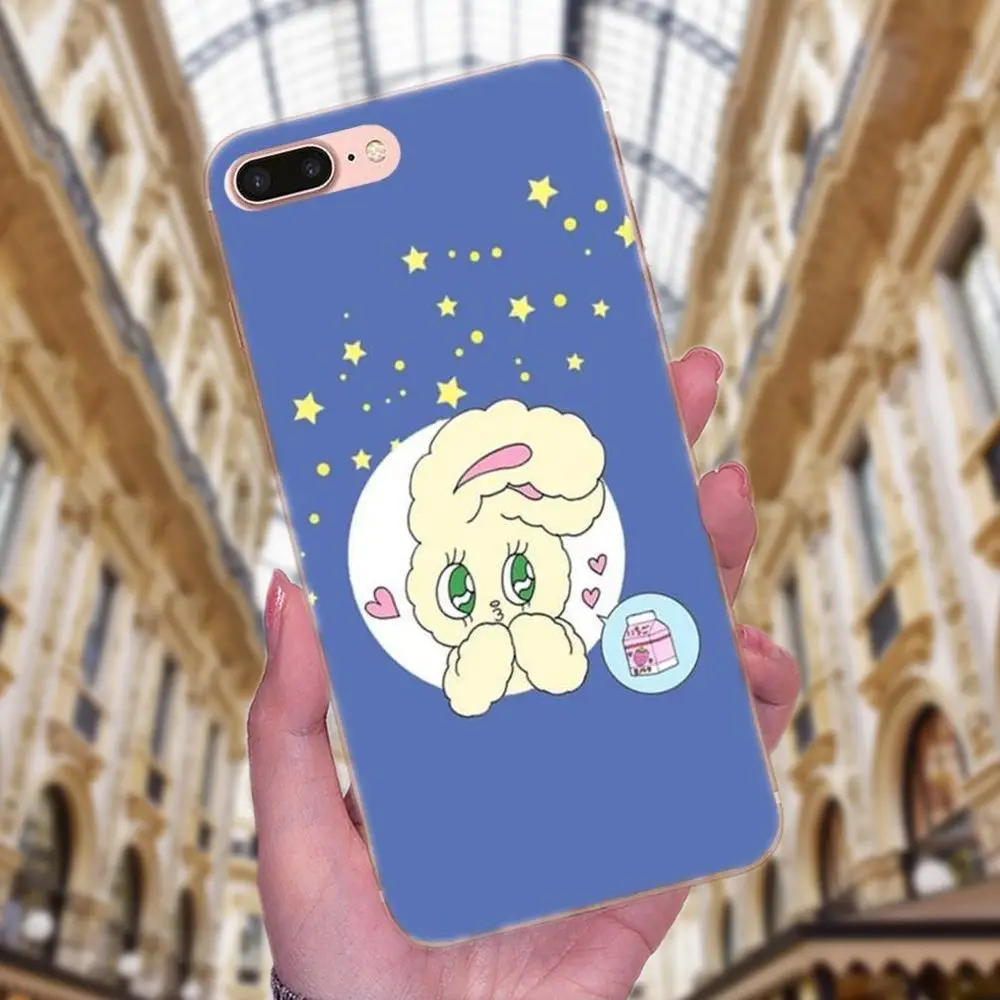 Розовый корейский Chuu Esther Kim Rabbit для Sony Xperia Z Z1 Z2 Z3 Z4 Z5 compact Mini M2 M4 M5 T3 E3 E5 XA XA1 XZ Premium |