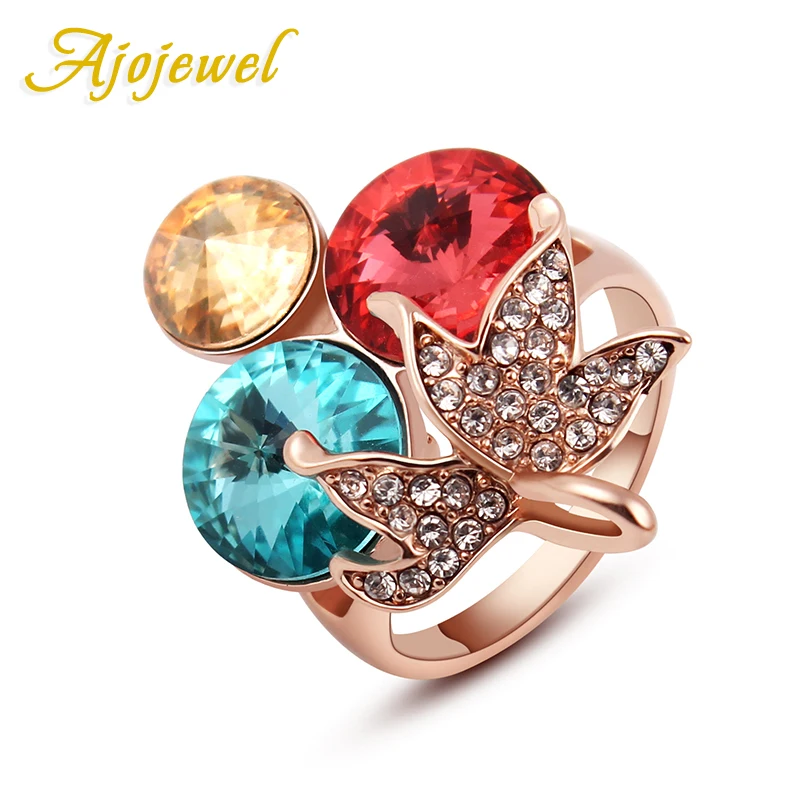 Женское кольцо в форме винограда с кристаллами | Украшения и аксессуары