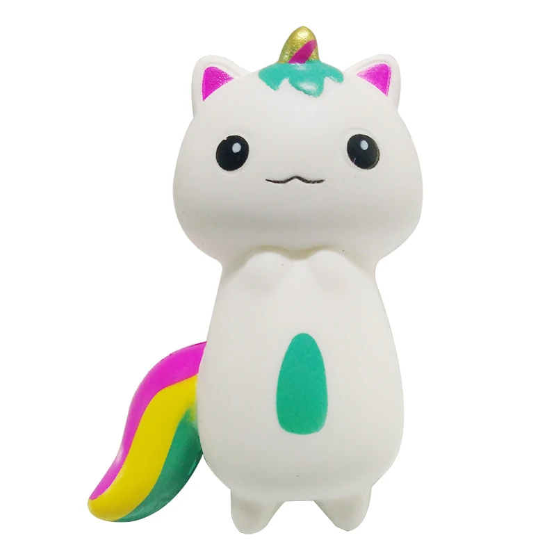 Unicorn Cat Jumbo Princess Squishy Unicorn Белоснежка Кукла каваи медленно поднимающийся мягкий хлеб ароматическая сжимающая Игрушка снятие стресса Забавный Подарок для ребенка - Цвет: Unicorn Cat