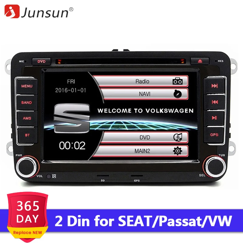 Junsun 2 DIN 7 &quotавтомобильный DVD Радио Player для Skoda/Octavia/Fabia/praktic/ROOMSTER/ Йети/VW/Passat/cc/b6/POLO