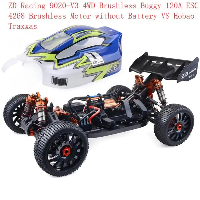 Серый 1/8 ZD гоночный автомобиль 9116-V3 RC автомобили DIY гоночный монстр грузовик полномасштабный крошечный настоящий гоночный автомобиль сплав 6061 DIY рама открытый автомобиль игрушки - Цвет: Серый