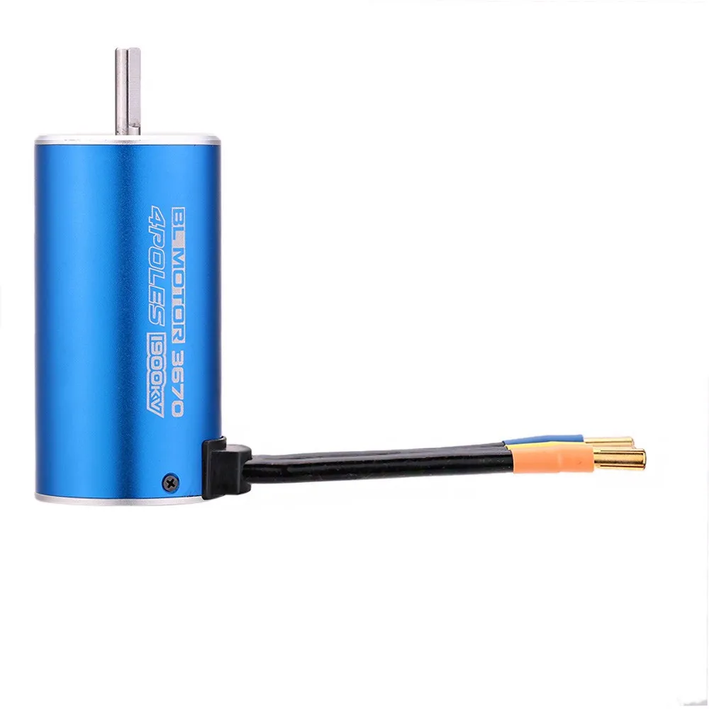 Бесщеточный двигатель RC 3670 2150KV 1900KV 4 полюса бесщеточный с ESC 80A и светодиодная