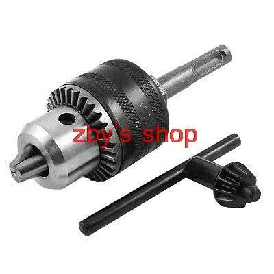 

1/2"-20UNF Mount 1.5-13mm Capacity Key Type SDS Plus Shank Drill Chuck Tools