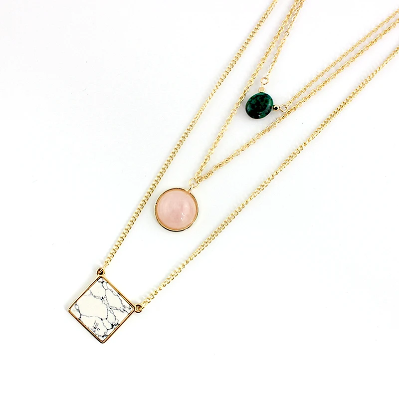 Ожерелье женское многослойное золотистое в этническом стиле|body necklace|pendant goldpendant