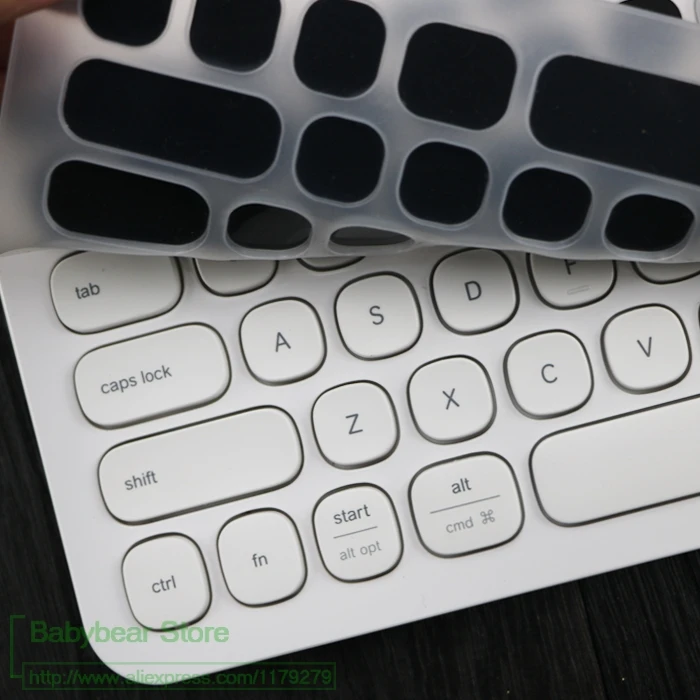 Для logitech K480 Bluetooth многофункциональная клавиатура силиконовая Пылезащитная Беспроводная настольная клавиатура защитная пленка Пылезащитная пленка