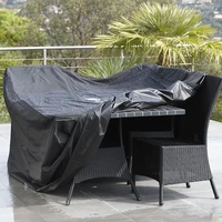 black waterproof outdoor patio garden furniture covers rain snow chair covers for sofa table chair dust proof cover 31516074cm