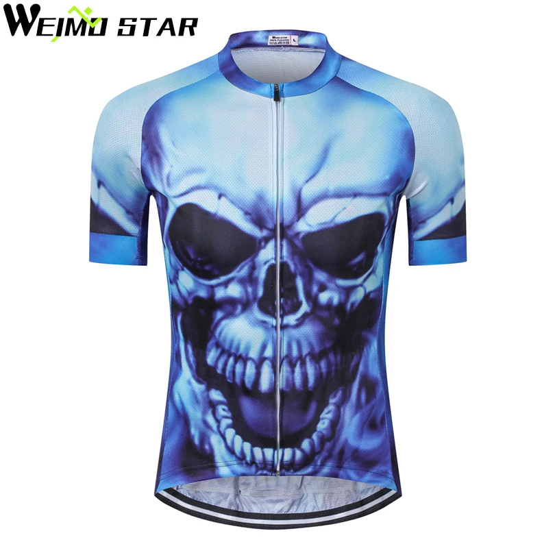 

Weimostar The Wolf Cycling Jersey Shirt Men Short Sleeve Cycling Clothing Breathable MTB Bicycle Jersey Bike Wear Cycle Clothes