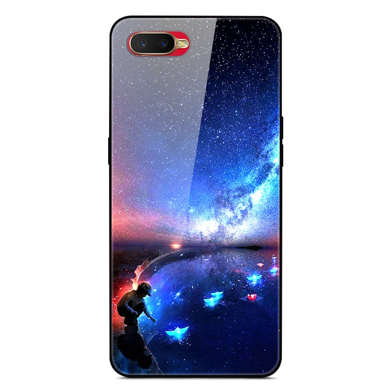 Для OPPO RX17 Neo чехол из закаленного стекла силиконовый бампер жесткая стеклянная задняя крышка для OPPO RX 17 Neo чехол Funda RX17 Neo RX17Neo