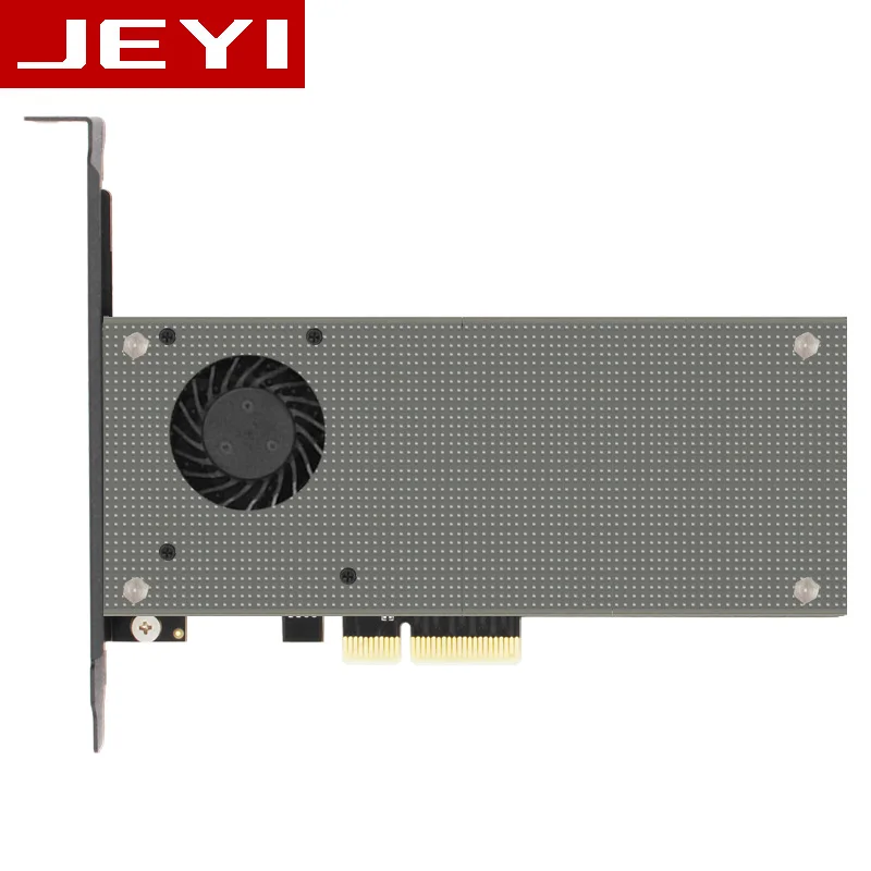 Jeyi sk9 Pro M.2 расширения NVME адаптер NGFF отложным воротником PCIe3.0 Вентилятор
