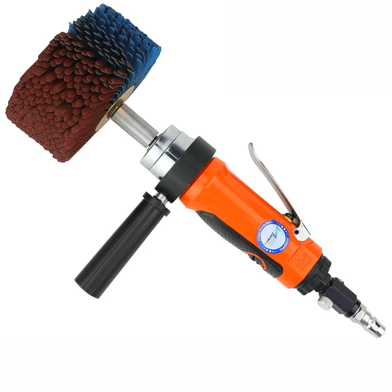 

BM-BL6 4000RPM Pneumatic Jackfruit shaped Grinding Machine Sander Woodworking Groove Line Polishing Machine 60x118MM Wheel Y