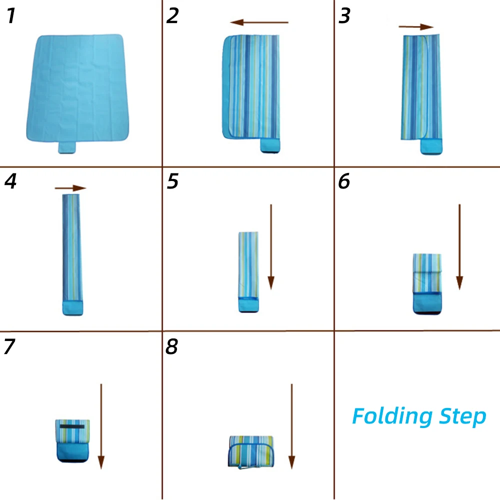 150x180 см водонепроницаемый складной коврик для пикника ковер пляжный Кемпинг под открытым небом влагонепроницаемое одеяло переносное дорожное пляжное 77