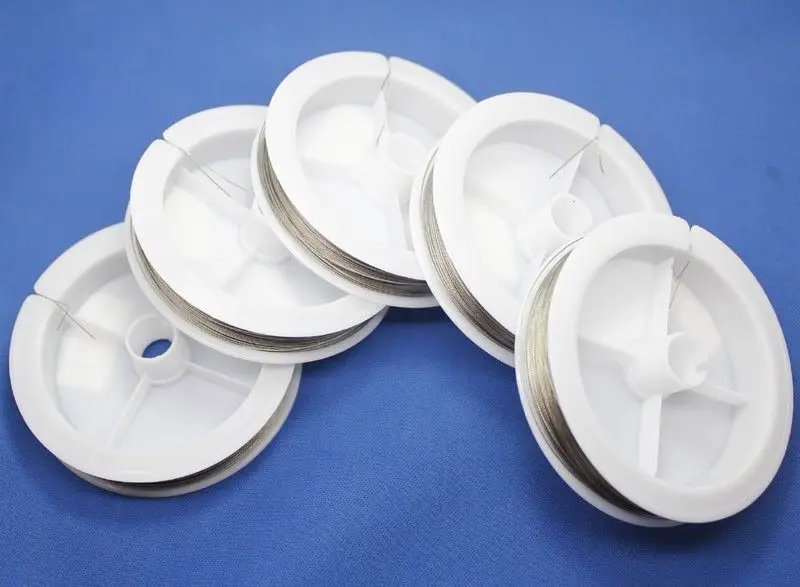 Гибкий гибкий провод с хвостом тигра для бисероплетения 5 рулонов 0 3 мм 35 38 45 6 7 8 1