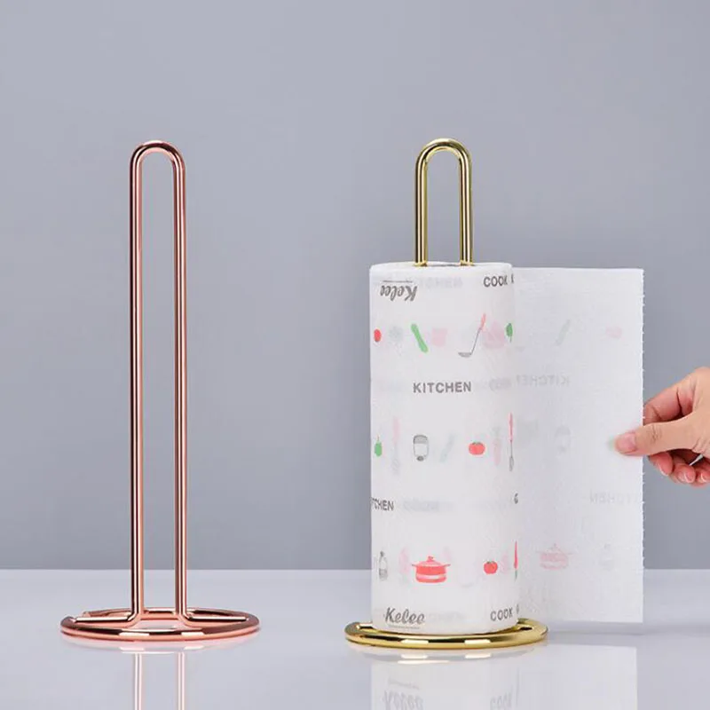 

Metal Paper Towel Holder Dispenser Kitchen Paper Roll Holder for Countertop