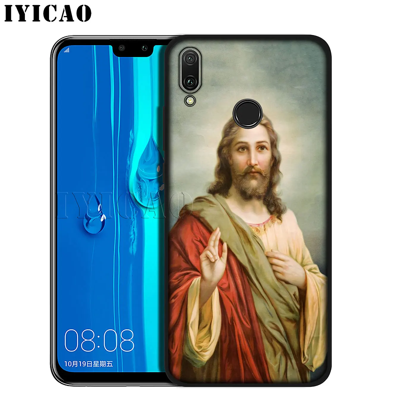 IYICAO Divine Mercy Jesus Cross Мягкий силиконовый чехол для телефона Huawei Mate 30 20 10 Pro Nova 5I 5T 5 4 4E 3i