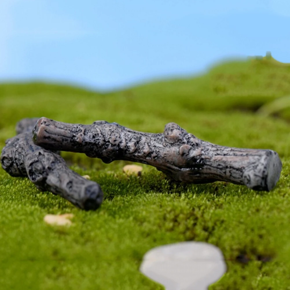 Дерево миниатюрные ветви ствола искусственный мини волшебный сад Террариум