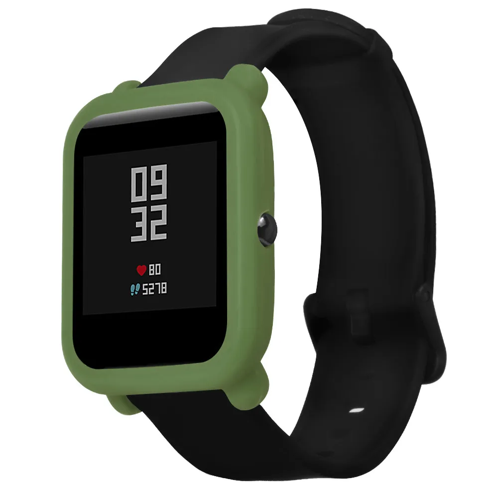 Стильный Красочный мягкий чехол из TPU крышка для Amazfit защитный чехол для Huami Amazfit Bip Younth часы чехол крышка для Xiaomi 1X L0507