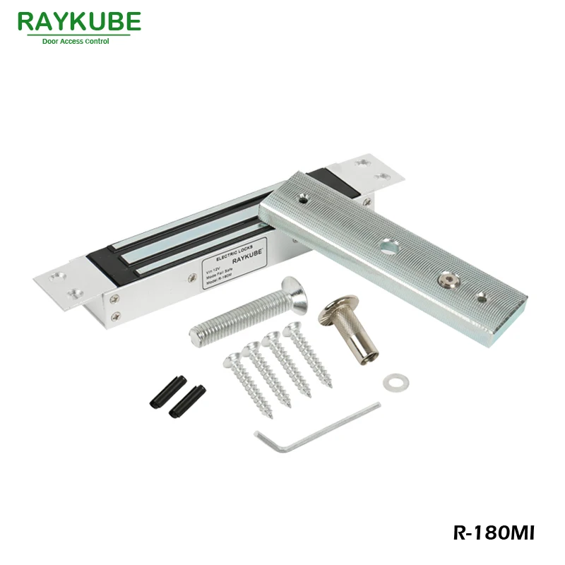 Магнитный дверной замок RAYKUBE 180 кг фунтов с врезным креплением для системы