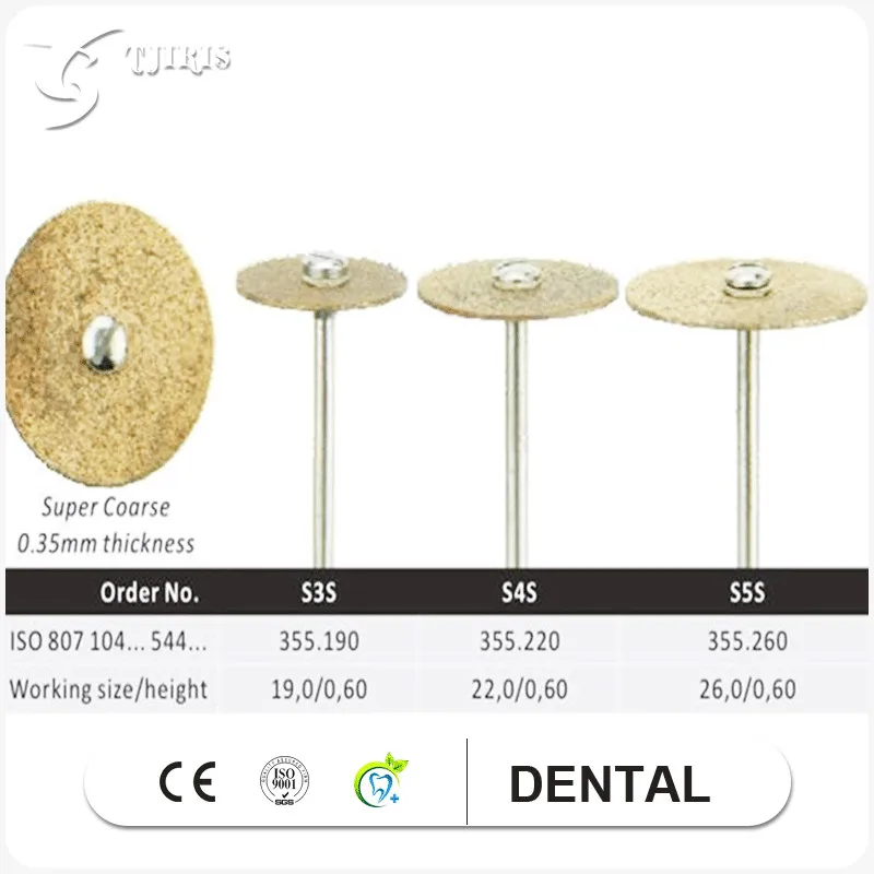 6 шт. режущий спеченный Алмазный диск стоматологическая лаборатория ювелирные