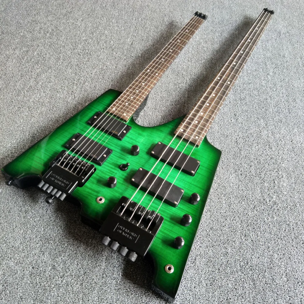 2019 электрогитара без головки грифа двойная электрическая гитара и черный