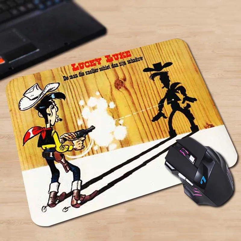 25x29cm Babaite Lucky Luke Лидер продаж Мышь площадку компьютер игровой Мышь колодки - Цвет: 25x29cm