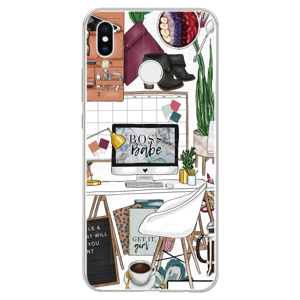 0chutaid Мягкий чехол из ТПУ для huawei P20 P30 P Smart Z Plus mate 20 10 Pro P10 P8 P9 Lite черно-коричневый Макияж для huawei P30 - Цвет: 0chutaid