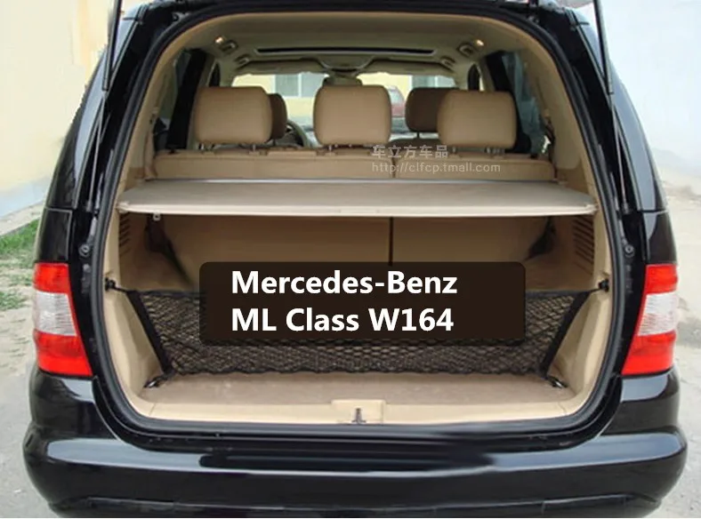 

For Mercedes-Benz W164 ML Class ML300 ML350 ML500 2006-2012 Rear Trunk Cargo Cover Security Shield Screen shade Car Accessories