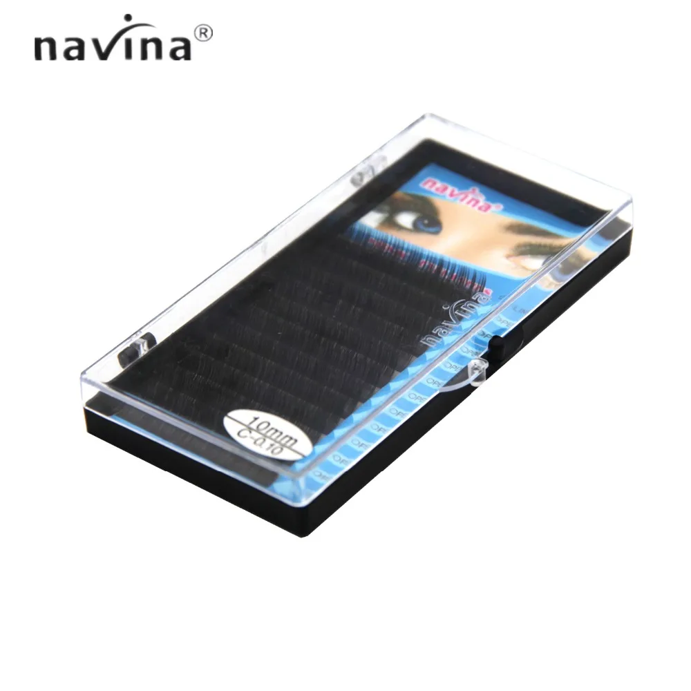 Накладные ресницы Navina J/B/C/DL из искусственного меха норки накладные для