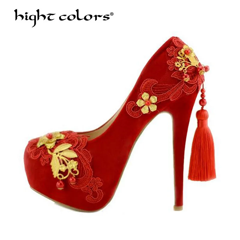 4 см/6 см/8 см/11 см/14 см женские туфли лодочки свадебные модельные на высоком