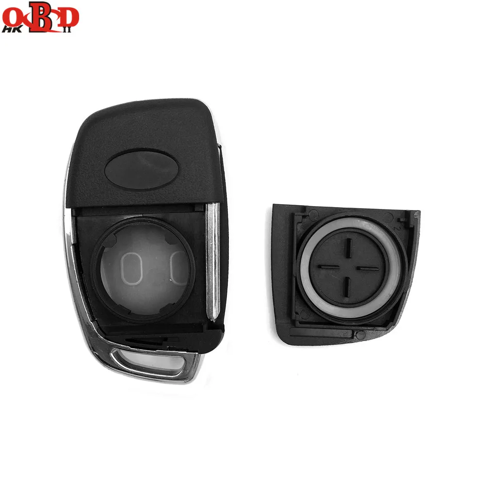 

HKOBDII For Hyundai 3 Button FOB Remote Key CASE Uncut Blade with Logo