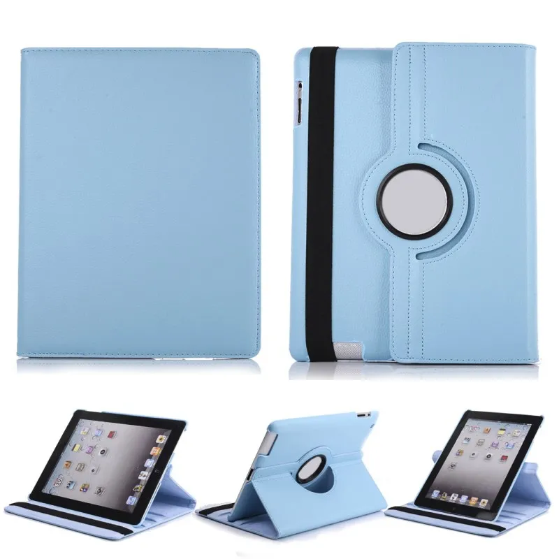 Blue Для ipad Air/6 вращающийся на 360 Градусов Кожаный противоударный защитный чехол для Apple ipad 9," 5th Gen - Цвет: Blue