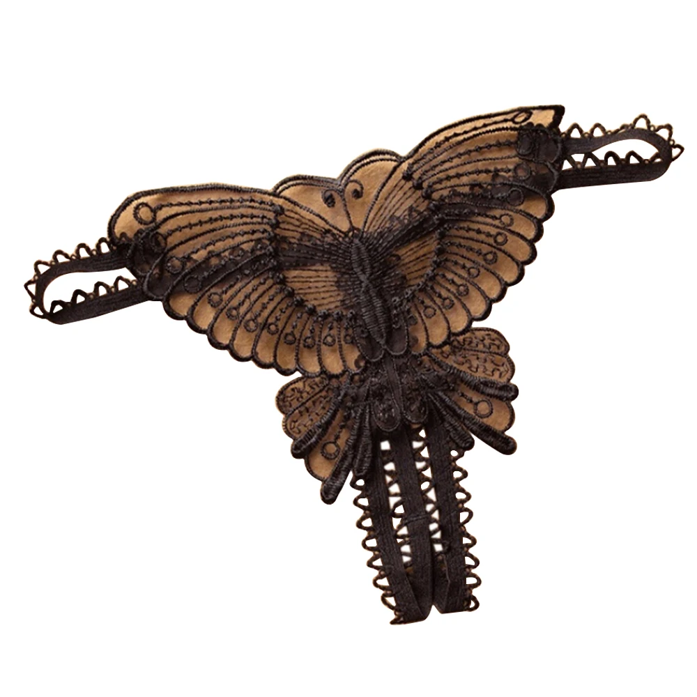 Женские сексуальные стринги с бабочками трусики-стринги V-образным вырезом