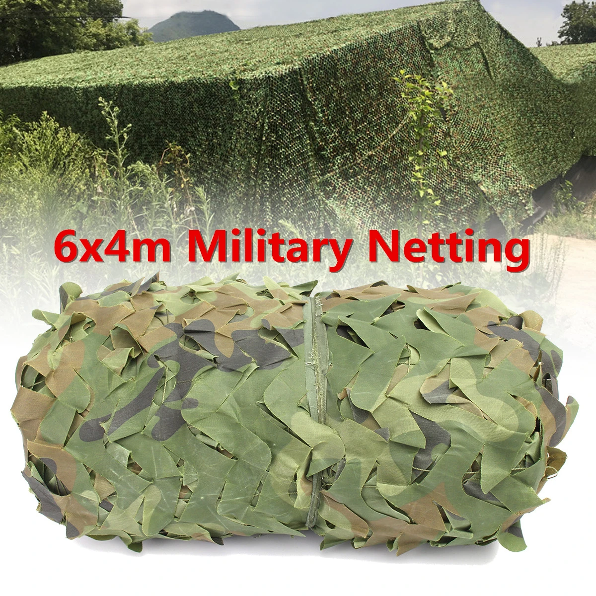 6X4m открытый Пустынный Лесной камуфляж сетка Военная армейская камуфляжная