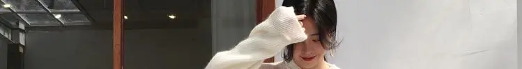 В осень и зима новинка года стеганая с круглым вырезом свитеры для женщин Мохер Свободные фонари рукавом вязать женский темперамент