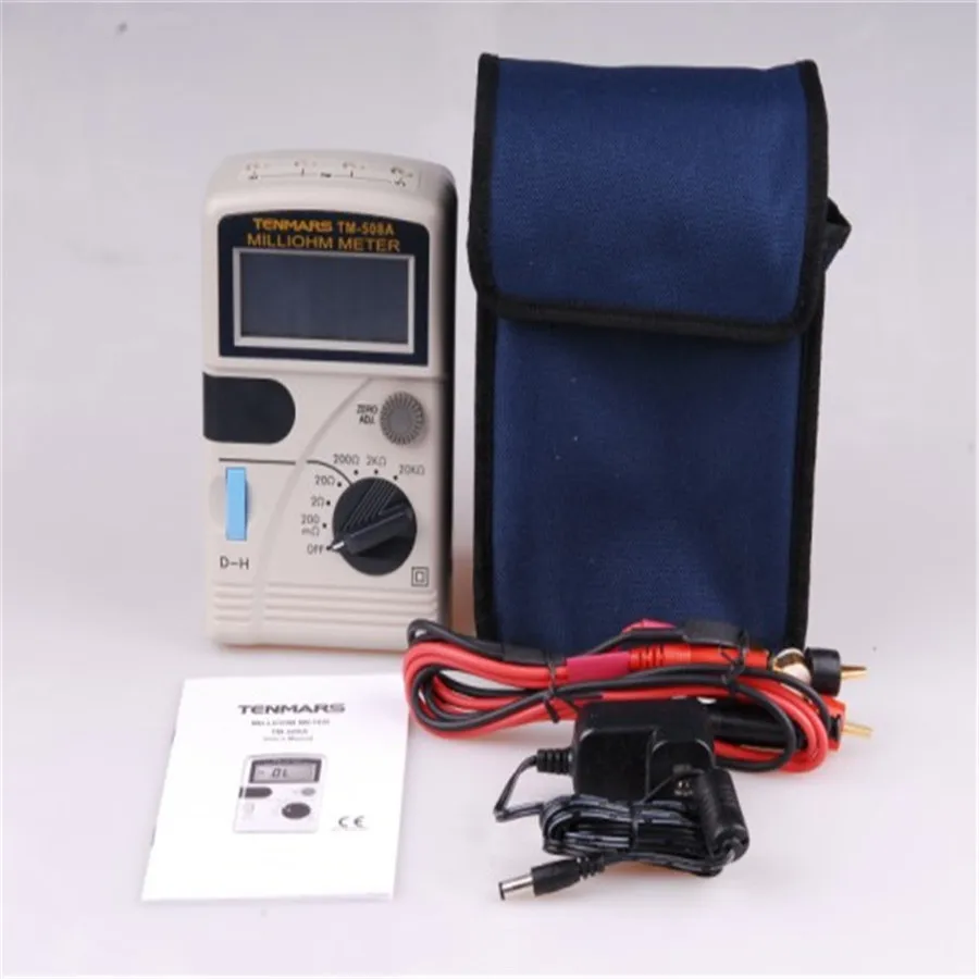 

TM-508A Micro Resistance Meter Battery or ACDC Powered Mmilliohm Meter Original Authentic Goods