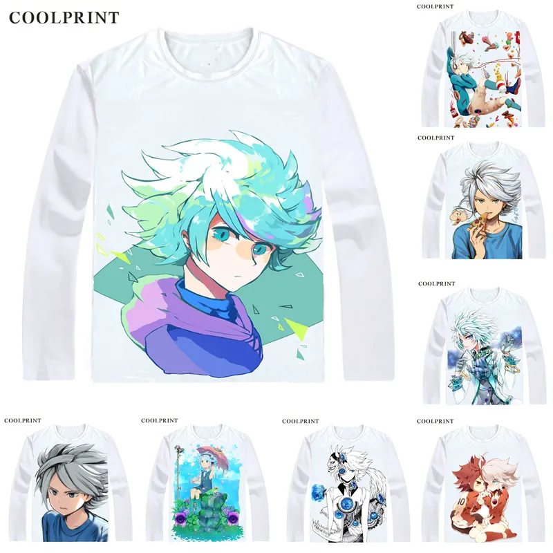 Футболка Coolprint Suzuno Fuusuke футболка Inazuma Eleven с алмазной пылью японская Мужская