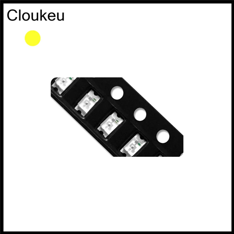 

50Pcs 1206 Yellow SMD lamp beads led 3216 yellow Light emitting diode