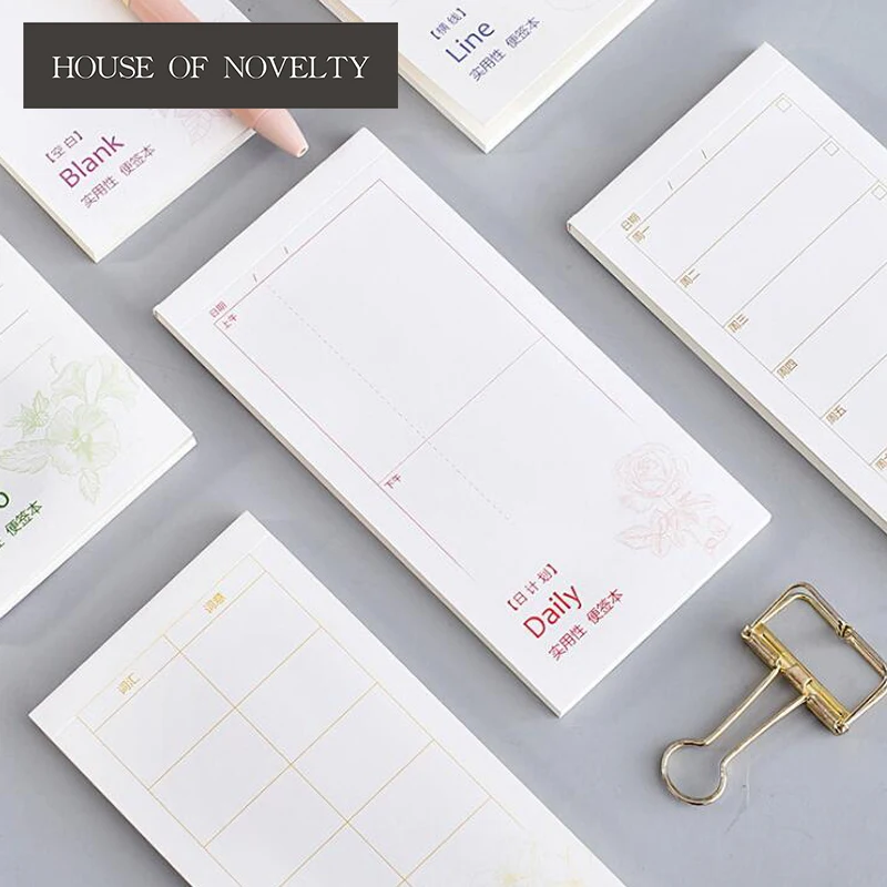 Планировщик неделя карманный мини блокнот для записей Липкие заметки список