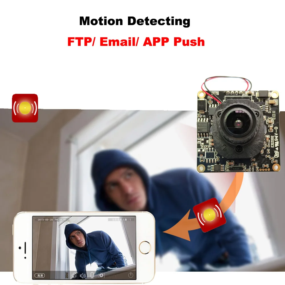 WiFi камера IP 2.0MP 1080 P HD Беспроводная системы видеонаблюдения охранная ONVIF звуковая